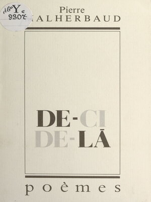 cover image of De-ci, de-là